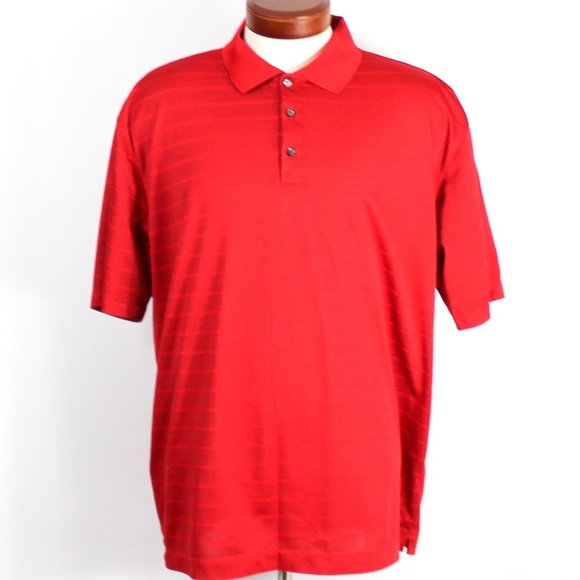 nike golf shirt red